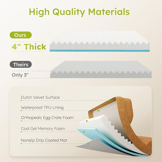 Jumbo Dog Bed for Extra Large Dogs, Orthopedic Dog Bed - Image 3