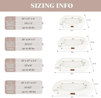 Dog Bed for Small & Medium Dogs – Calming Furry Puppy Bed - Image 5