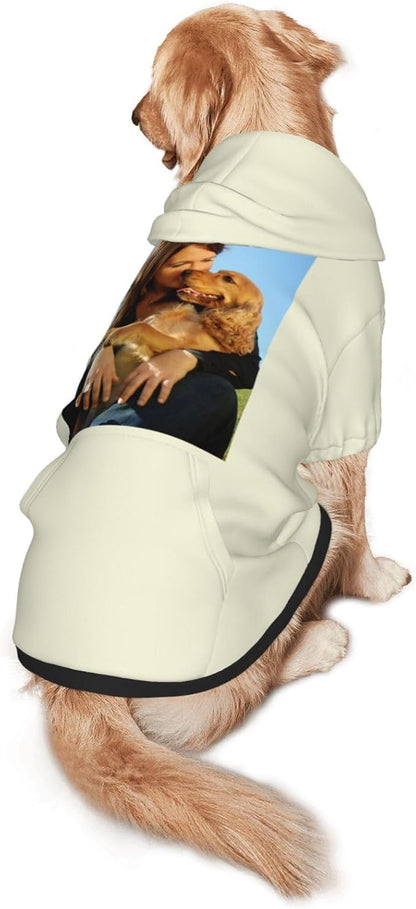 Custom Dog Hoodie Add Your Design Soft & Warm Personalized Photo Text Logo Name - Image 3