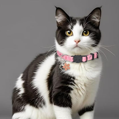 Cat Collar Breakaway, 2 Pack Cotton Cats Collars - Image 3
