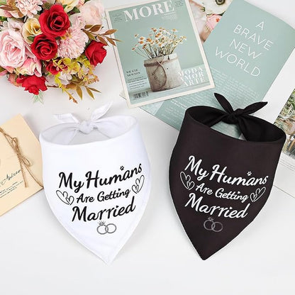 SZEE Engagement Gifts for Couples, 2 Pack My Humans are Getting Married Dog - Image 5