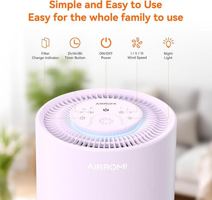 AIRROMI Air Purifier for Bedroom - Image 3