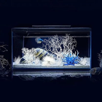 BEGONDIS 8 Pack Artificial Coral Ornament, Aquarium Plasitc Water Plants - Image 3