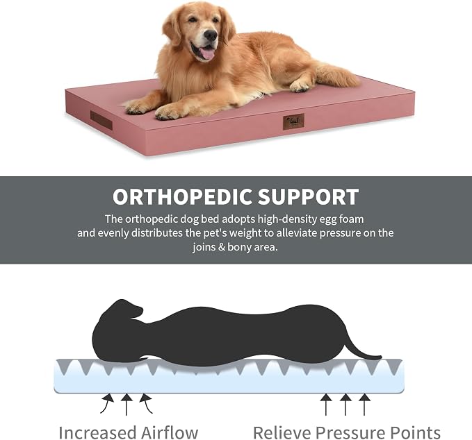 Outdoor Extra Large Dog Crate Bed, XXL Waterproof Dog Bed - Image 3