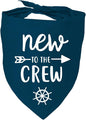 New to The Crew Dog Bandana New Puppy Announcement Gender Reveal Gift by Mixrowa