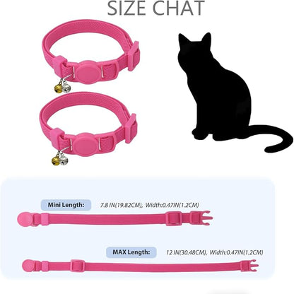 Breakaway Cat Collar with Bell, Safety Buckle Kitten Collar, Elastic Strech - Image 5