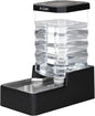 RIZZARI Stainless Steel Pet Water Feeder: 9L Large Gravity Waterer by RIZZARI
