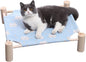 Pozico Cat & Dog Hammock Bed – Wooden Elevated Pet Cot by Pozico