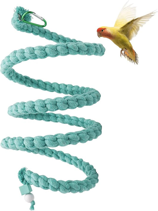 Dnoifne Bird Spiral Rope Perch by Dnoifne