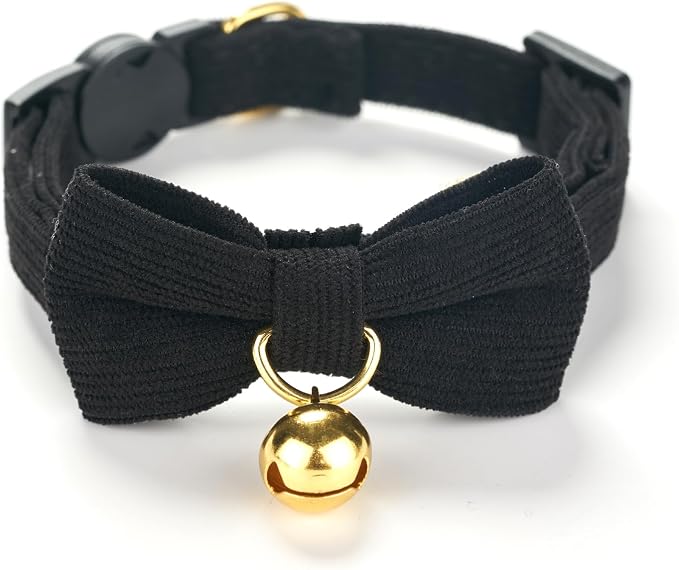 2 Pack Soft Corduroy Cat Collars - Image 2