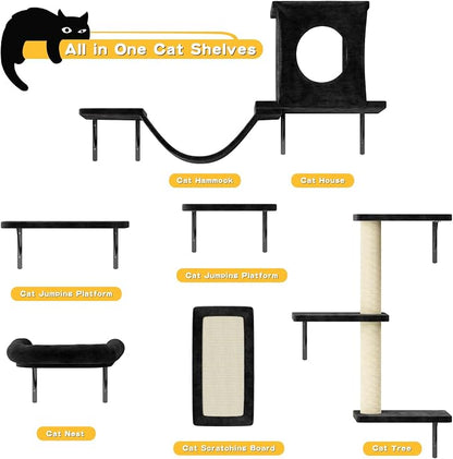NUNU LAB Wall Mounted Cat Furniture Set - Image 4