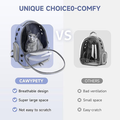 Cat Backpack Carrier, Breathable Cat Carrier Large Space Bubble Pet Backpack - Image 2