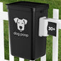 Dog Poop Trash Can Outside, 3.1 Gallon Dog Waste Trash Can by Moryimi