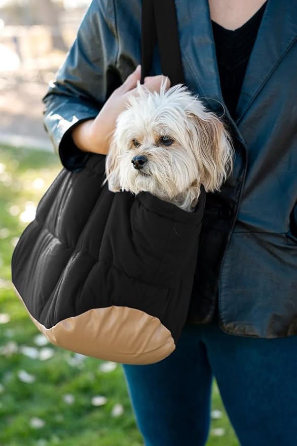 Plush Dog Purse Carrier for Small Dogs, Soft Dog Tote Bag - Image 9
