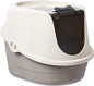 Amazon Basics No-Mess Hooded Enclosed Cat Litter Box by AmazonBasics