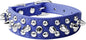 Spiked Dog Collar Soft Pu Leather Mushrooms Rivet Spike Studded Puppy by Unknown