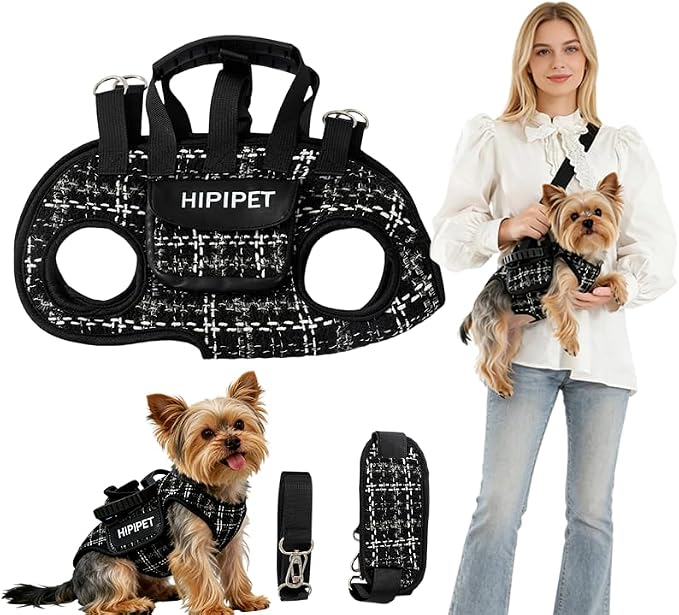 Dog Lift Harness Dog Carrier Adjustable Breathable Vest Straps by PetWorld