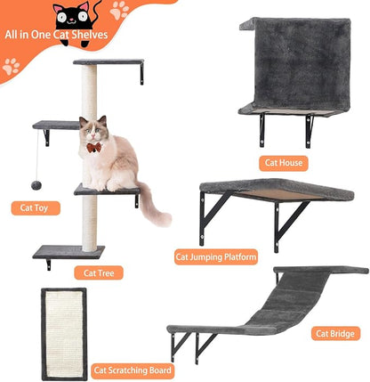 Modern Wall-Mounted Cat Furniture - Image 3