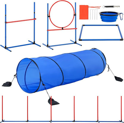 VEVOR Dog Agility Training Equipment, Dog Agility Course Backyard Set by VEVOR