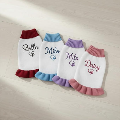 Personalized Embroidered Pet Sweater - Image 4