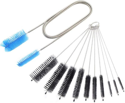 Aquarium Filter Brush Set, Flexible Double Ended Bristles Hose Pipe Cleaner by SLSON