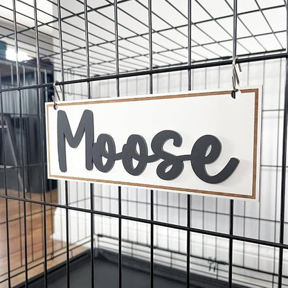 Personalized Crate Sign, Custom Dog Decor, Hanging Crate Sign, Personalized Pet - Image 4