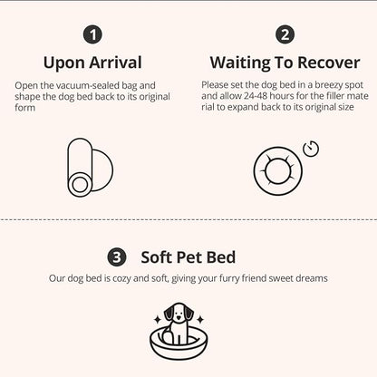 JOLLYVOGUE Calming Small Dog & Cat Bed - Image 8