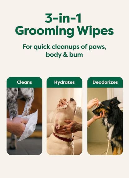 Earth Rated Dog Wipes, Hypoallergenic, 3-in-1 Cleaning and Hydrating, - Image 4