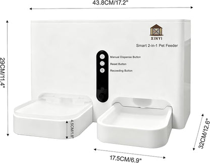 Automatic Pet Feeder and Water Dispenser 2-in-1 Set - Image 7