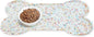 Dog Food Mat Anti-Slip Silicone Dog Bowl Mat Thicker Pet Placemat Waterproof by PWTAA