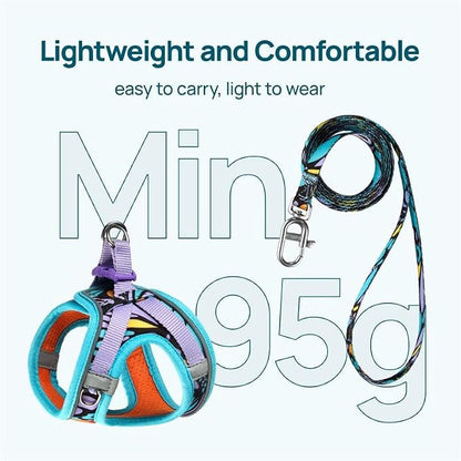 Cat Harness and Leash Set, Step-in Escape Proof Adjustable Vest Harness - Image 5