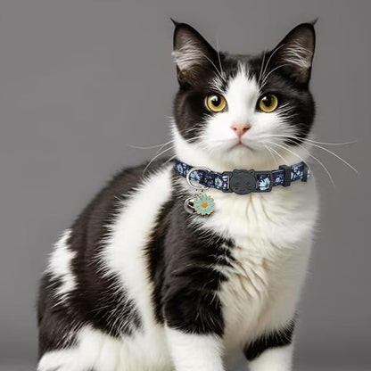 Cat Collar Breakaway, 2 Pack Cotton Cats Collars - Image 7