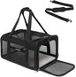 Airline Approved Pet Carrier for Cats and Small Dogs up to 15 lbs, Breathable by ioviewforpet