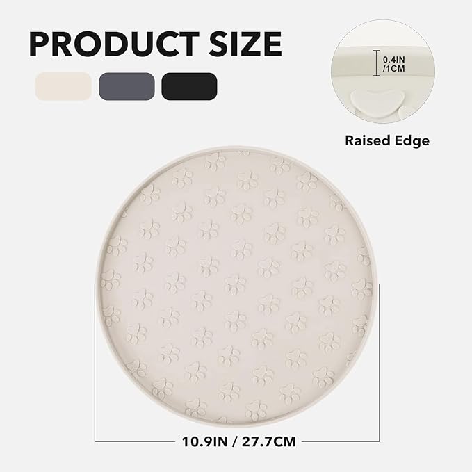 Dog Food Mat - Waterproof Silicone Dog Mat - Image 2