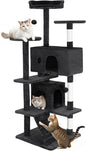 FDW Cat Tree 54in Cat Tower Multi-Level Durable Cat Scratching Post & Cozy Fun by FDW