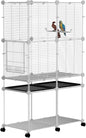 Standing Large Bird Cage, Parakeet Cage by STILLCOVE