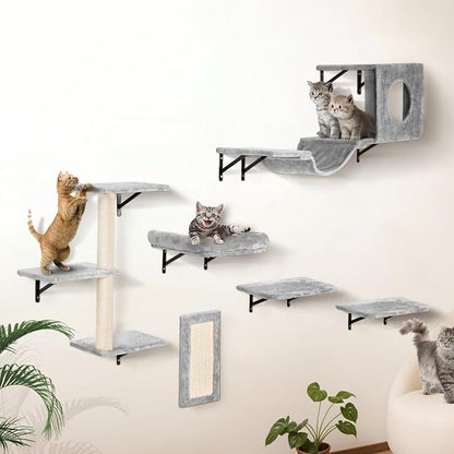 VEVOR Wall Mounted Cat Shelves, Perches - Image 8