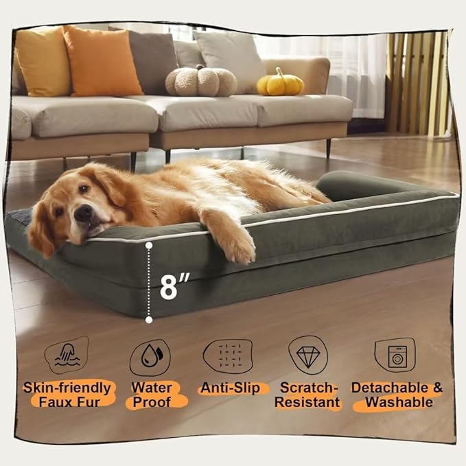 Large Dog Bed Orthopedic Washable - Image 6