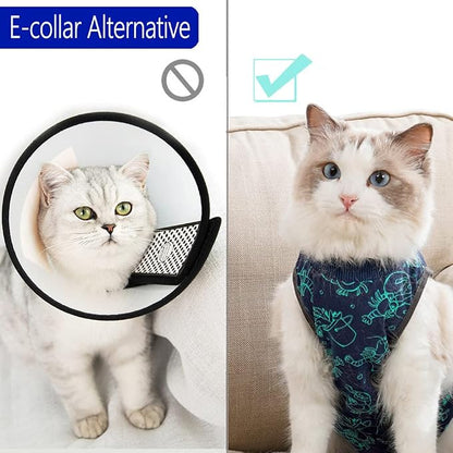 Cat Surgery Recovery Suit Onesie - Image 4