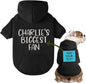 Personalized Name Dog Hoodie, Embroidered Hoodies Pets Name, Custom Pet Memorial by Noni
