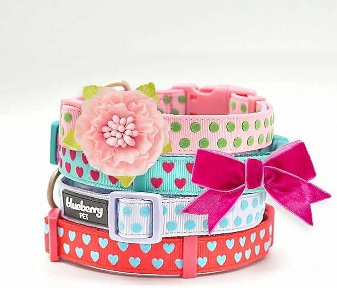 Blueberry Pet Adjustable Flocking Dog Collar - Image 3