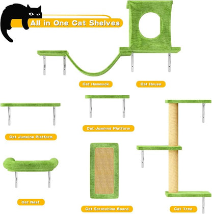 NUNU LAB Cat Wall Shelves, Indoor Cat Furniture - Image 7