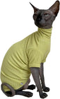 Sphynx Cats Shirt Cat Turtleneck Cotton Sweater Pullover Kitten T-Shirts by Kitipcoo