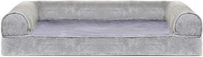 Furhaven Orthopedic Dog Bed for Medium/Small Dogs w/ Removable Bolsters & - Image 3