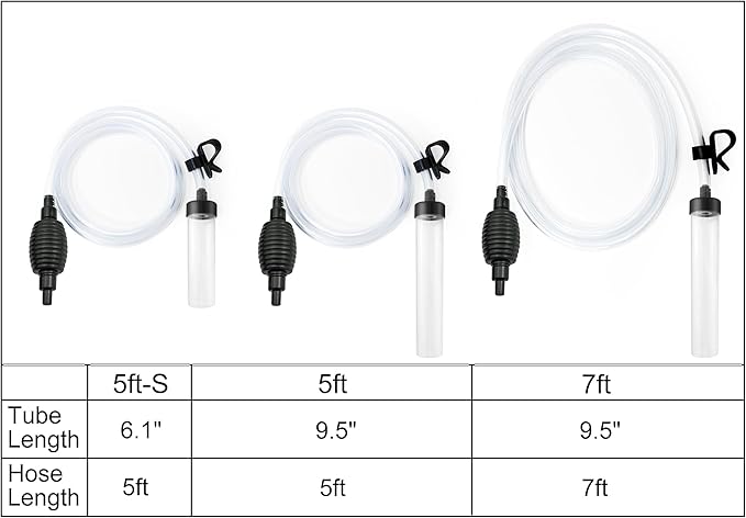 5ft-S Aquarium Siphon Vacuum Cleaner - Image 2