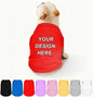 Custom Dog Shirt Pet T Shirts for Small Medium Large Dogs Customized Clothes by Plmoknijb