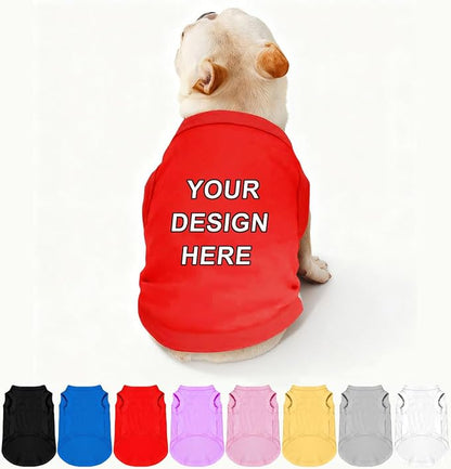 Custom Dog Shirt Pet Clothes Breathable Shirts by Plmoknijb