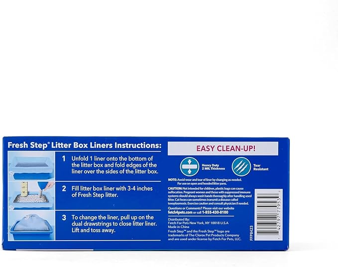 Fresh Step Drawstring Large Litter Box Liners | Heavy Duty Liners - Image 5