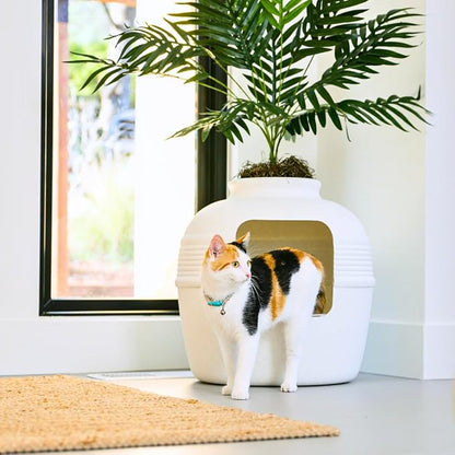 Good Pet Stuff Hidden Litter Box Planter, Decorative Cat Litter Enclosure - Image 15