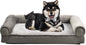 Amazon Basics Dog Bed with Cooling Gel Memory Foam, Pressure-Relief Support by AmazonBasics